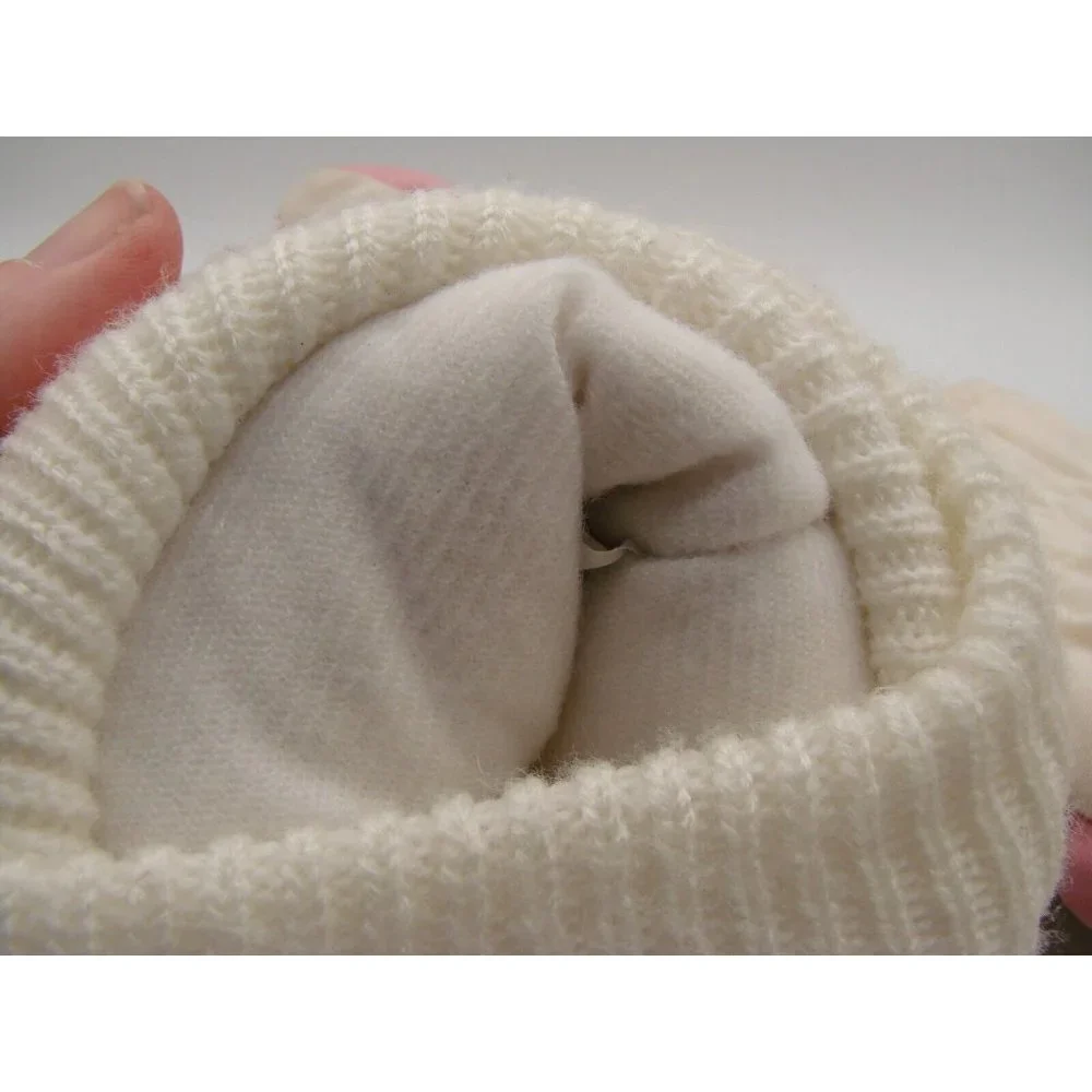 Thinsulate Insulated Sure Grip Gloves Womens Size L White Pink Ski Winter Sport